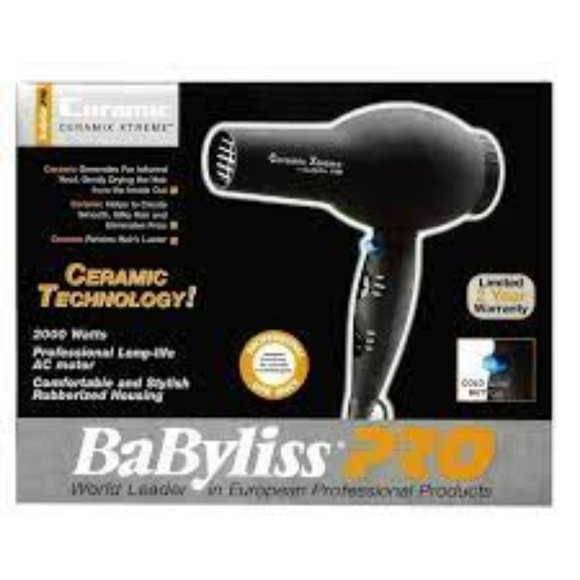 NEW BABYLISSPRO CERAMIC CERAMIX XTREME PROFESSIONAL 2000W HAIR BLOW DRYER - Picture 8 of 9